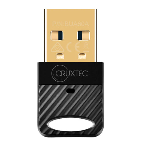 Cruxtec Bluetooth 6.0 USB Adapter - Enhanced Data Rate and Ultra-Compact Design