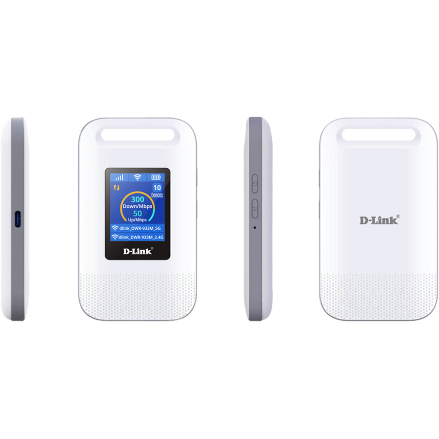 D-Link  DWR-933M (AX600) 4G+ LTE CAT6 WiFi 6 Mobile Router