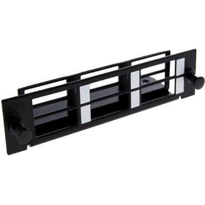 DYNAMIX FPP-SCD6 - SC Duplex/LC Quad 6-Port Platte unbestückt 2x Tier Schraubenloses Design Schwarz für FPP3P