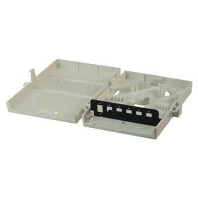 DYNAMIX FWE-6SC - Fibre Wall Enclosure 6 Port LC Duplex/SC Simplex Unloaded Dimensions: 183 x 129 x 39mm