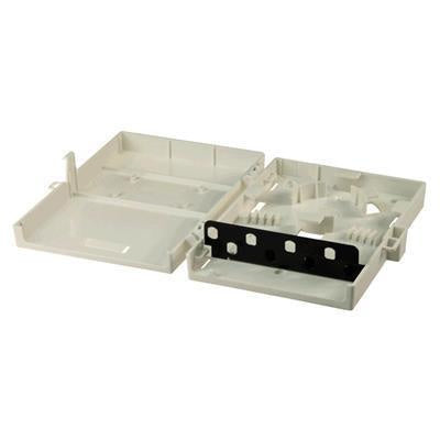 DYNAMIX FWE-8ST - Fibre Wall Enclosure 8 Port ST Simplex Unloaded Dimensions 183 x 129 x 39mm (HxWxD)