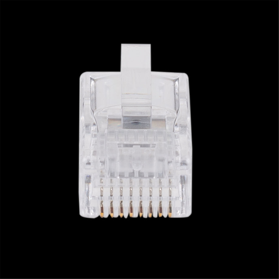 DYNAMIX RJ-45-SR-20 - RJ45 Plug 20pc Bag 8P8C Modular Plug 50 Micron Compatible w/ Stranded & Solid