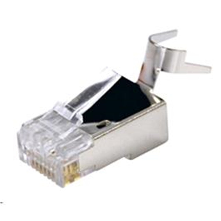 DYNAMIX RJ-45C6SR23-20 - RJ45 Cat6/6A/7 23AWG Solid Shielded Round Modular Plug 20pc Bag