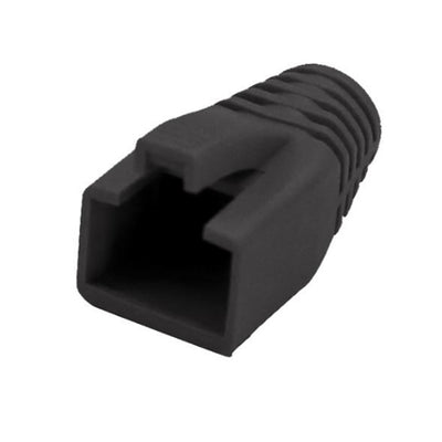 DYNAMIX SRB-75-BLK-20 - Strain Relief Boot OD: 7.5mm Black 20 Pack Suited for Cat6A Shielded Cable