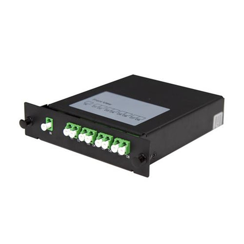 DYNAMIX PLC-LCAPC-18 - PLC Fibre Optic 1:8 LC/APC Splitter Cassette Module 1x IN & 8x Out