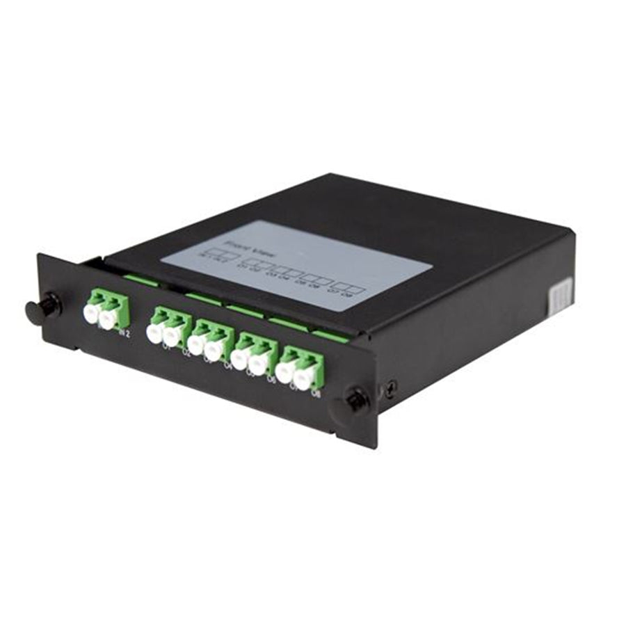 DYNAMIX PLC-LCAPC-28 - PLC Fibre Optic 2:8 LC/APC Splitter Cassette Module 2x IN & 8x Out