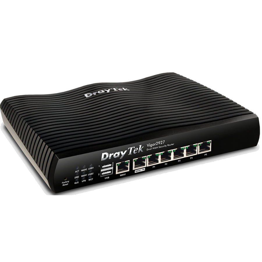 DrayTek DV2927AX - Dual GigE WAN Router/Firewall IPSec PPTP SSL VPN QoS Wi-Fi 6