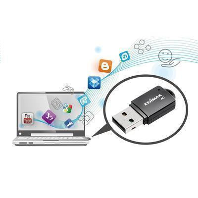 EDIMAX EW-7811UTC - AC600 Wireless Dual-Band Mini USB Adapter