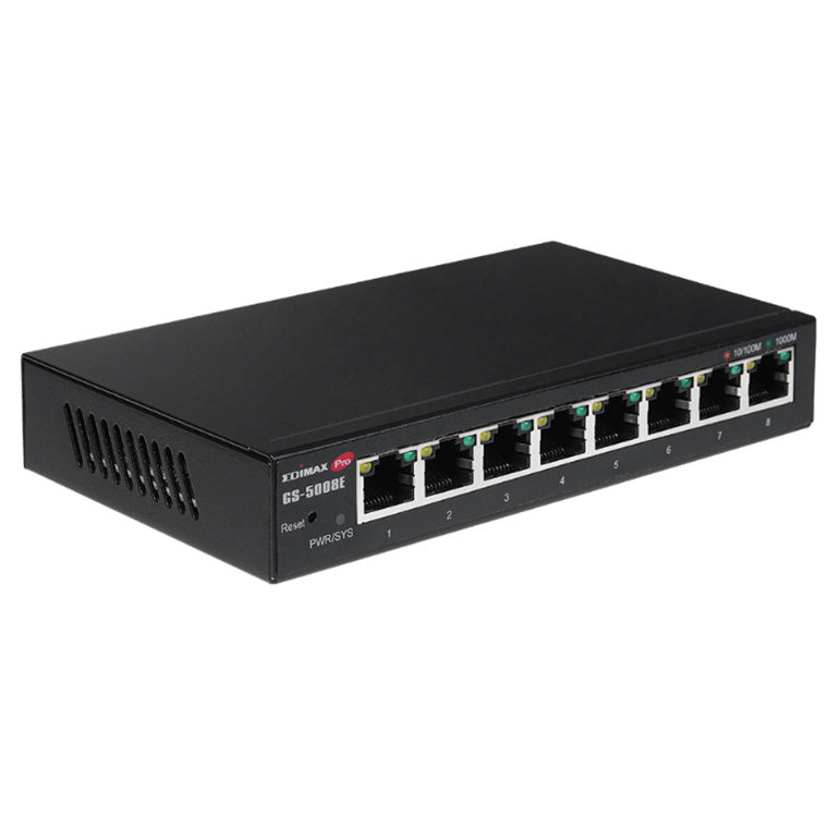 EDIMAX GS-5008E8P - 8-Port Gigabit Ethernet Web Smart Switch