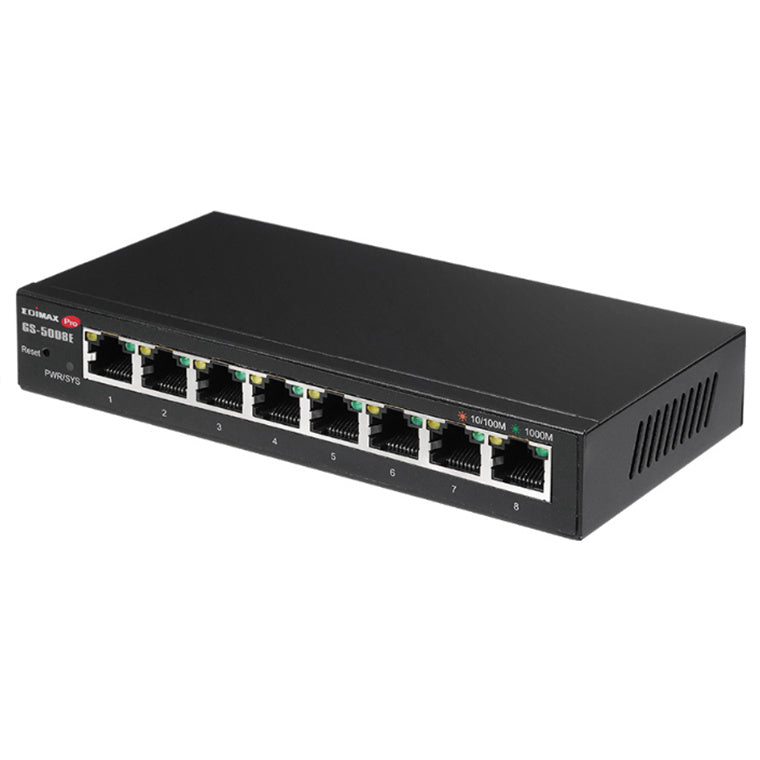 EDIMAX GS-5008E8P - 8-Port Gigabit Ethernet Web Smart Switch