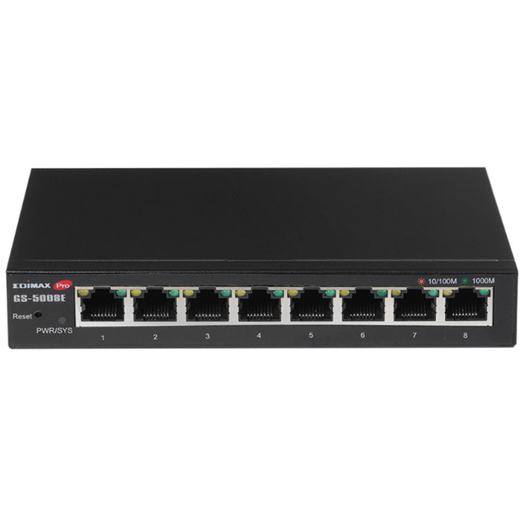 EDIMAX GS-5008E8P - 8-Port Gigabit Ethernet Web Smart Switch