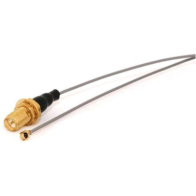 P-11 - RP-SMA-Buchse Schottmontage auf U.FL 20cm 50 Ohm Koaxial Pigtail