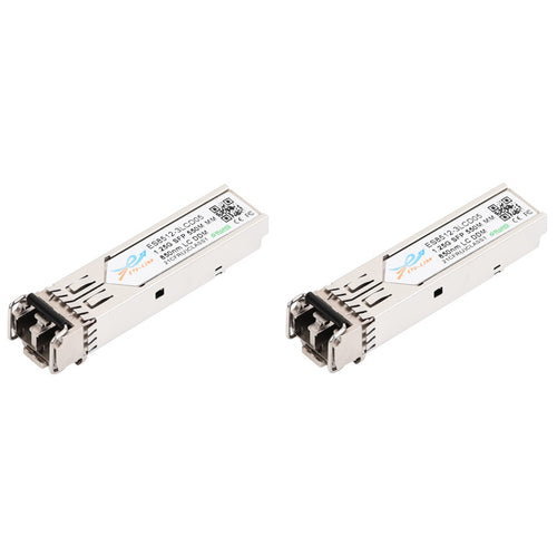 ETU-LINK ES8512-3LCD05-KIT - Pair of Gigabit multi-mode SFP modules 550m range LC connector