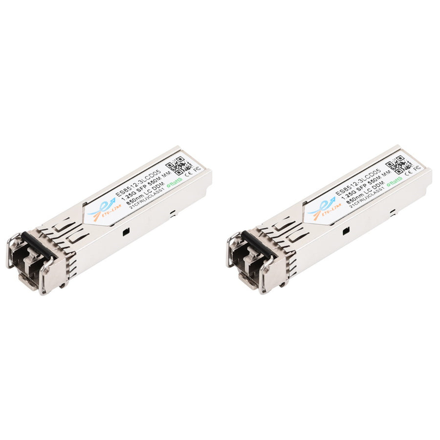 ETU-LINK ES8512-3LCD05-KIT – Gigabit Multimode SFP-Modul-Paar 550m Reichweite LC-Anschluss
