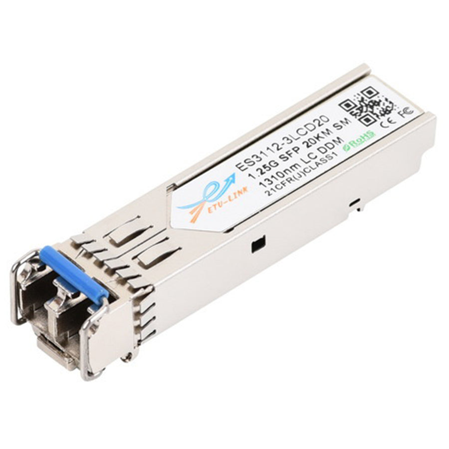 ETU-LINK ES3112-3LCD20 - Gigabit SFP-Modul 1310 nm Singlemode 20 km Reichweite LC-Stecker