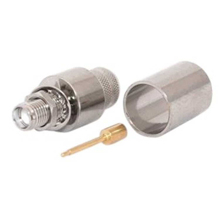 C-SMAB-400 - RP-SMA-Buchsen-Einbaubuchse CRIMP Steckverbinder für LMR400/RG8U