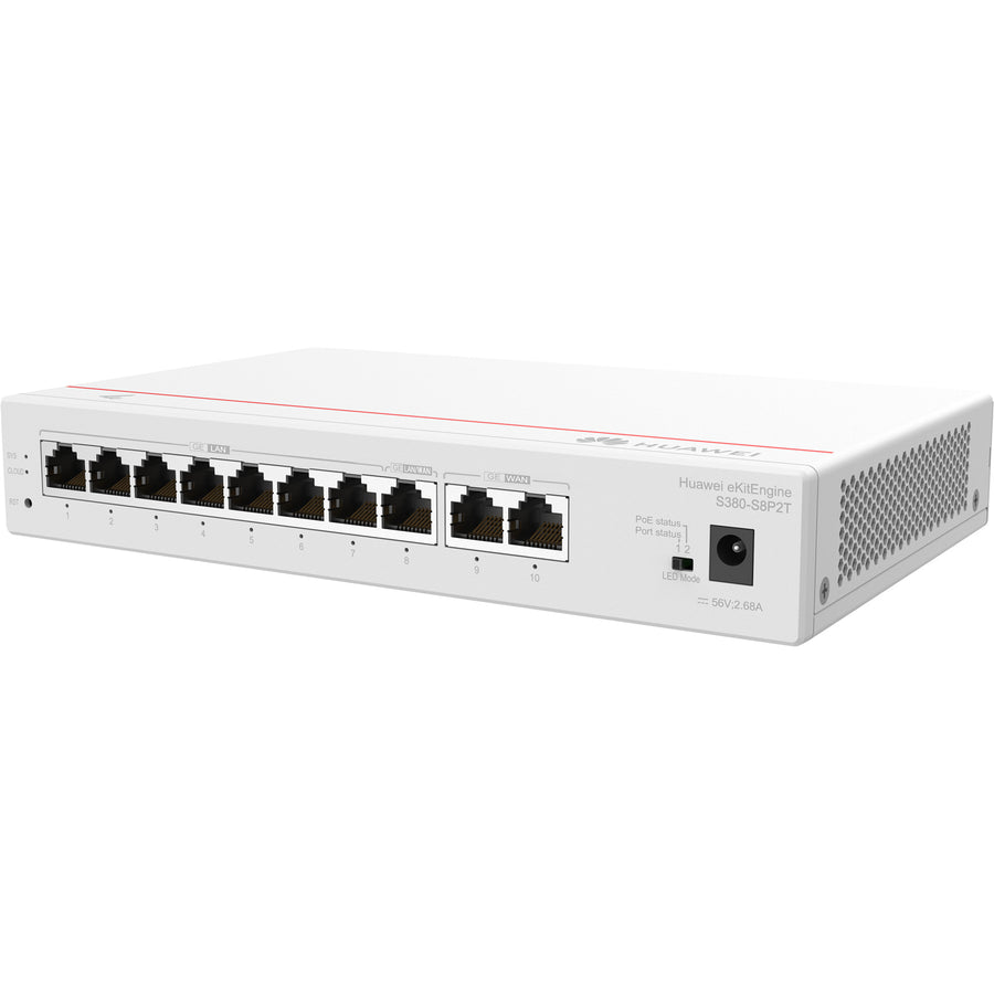 HUAWEI EKIT 98012180 - S380-S8P2T 2*GE WAN 8*GE LAN(PoE+ 124W)