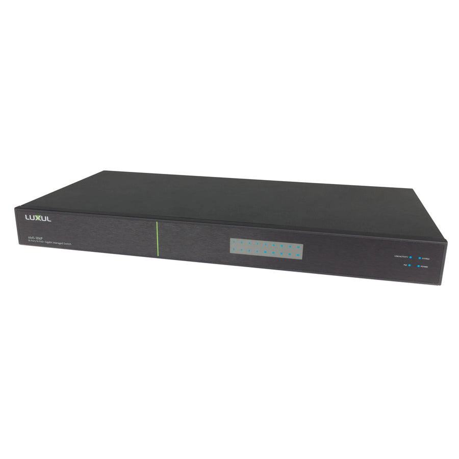 Luxul AMS-1816P - AV Series 18-Pt/16 PoE+ GbE Mngd Switch