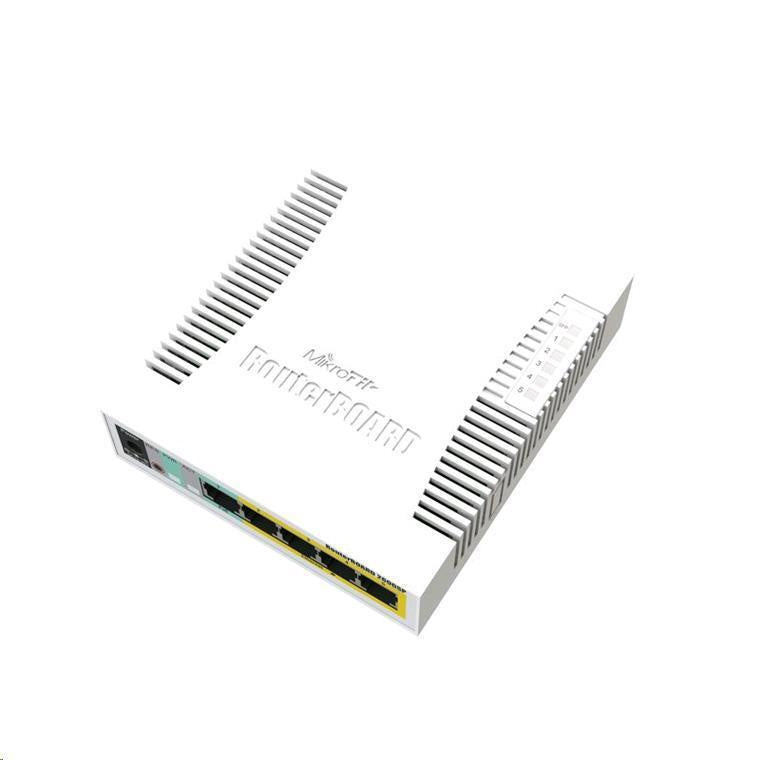 MikroTik RB260GSP - 5-Port Gigabit PoE Smart Switch with 1 SFP Port