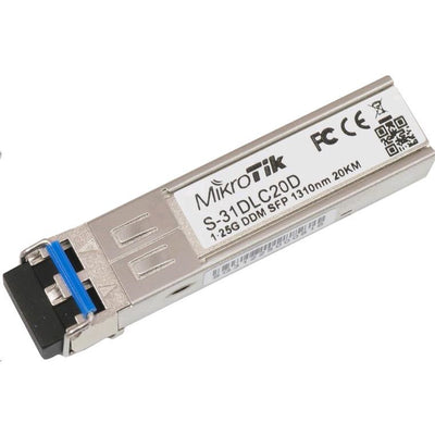MikroTik S-31DLC20D - 1.25G SFP Single-mode transceiver LC connector