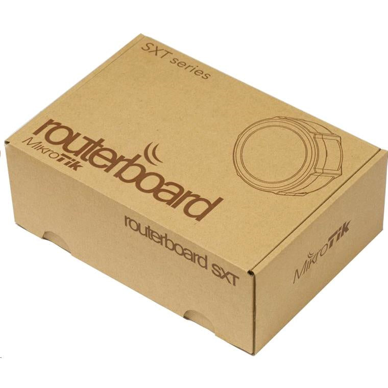 MikroTik RBSXTG-5HPND-SAR2 - SXTG Dual Chain 5GHz 802.11a/n Bridge with 14dBi 90 deg antenna