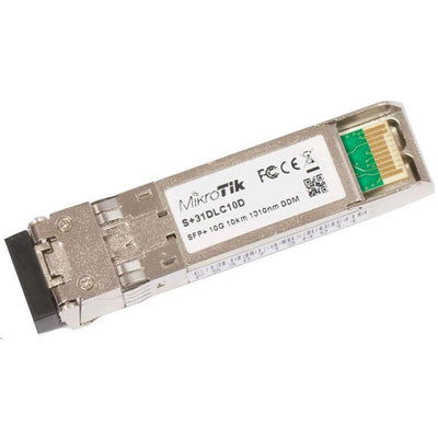 S+31DLC10D - MikroTik SFP+ 10G Single Mode Dual-LC 10km