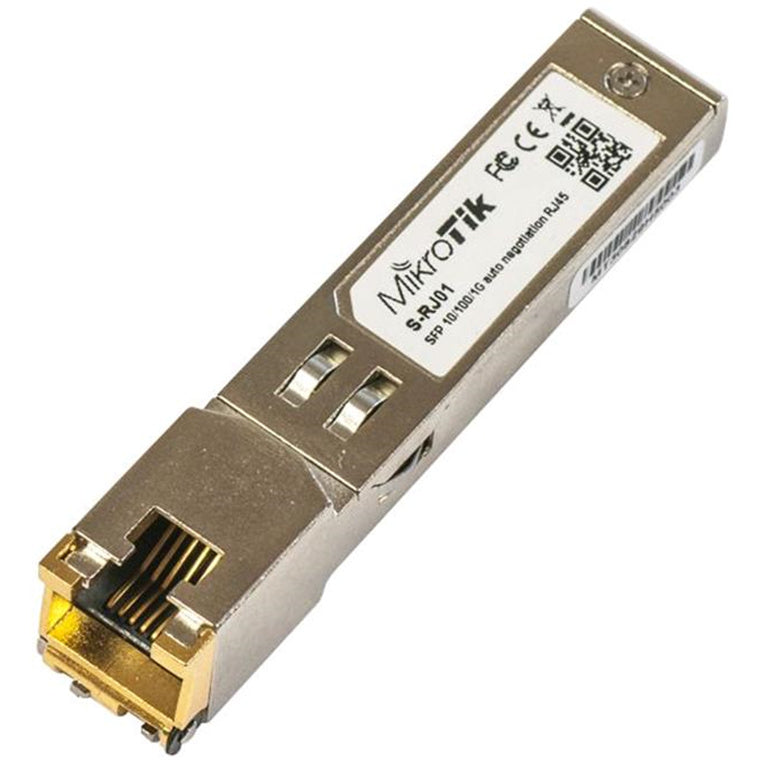S-RJ01 - Gigabit (1000Base-TX) Copper RJ45 SFP Module for MikroTik