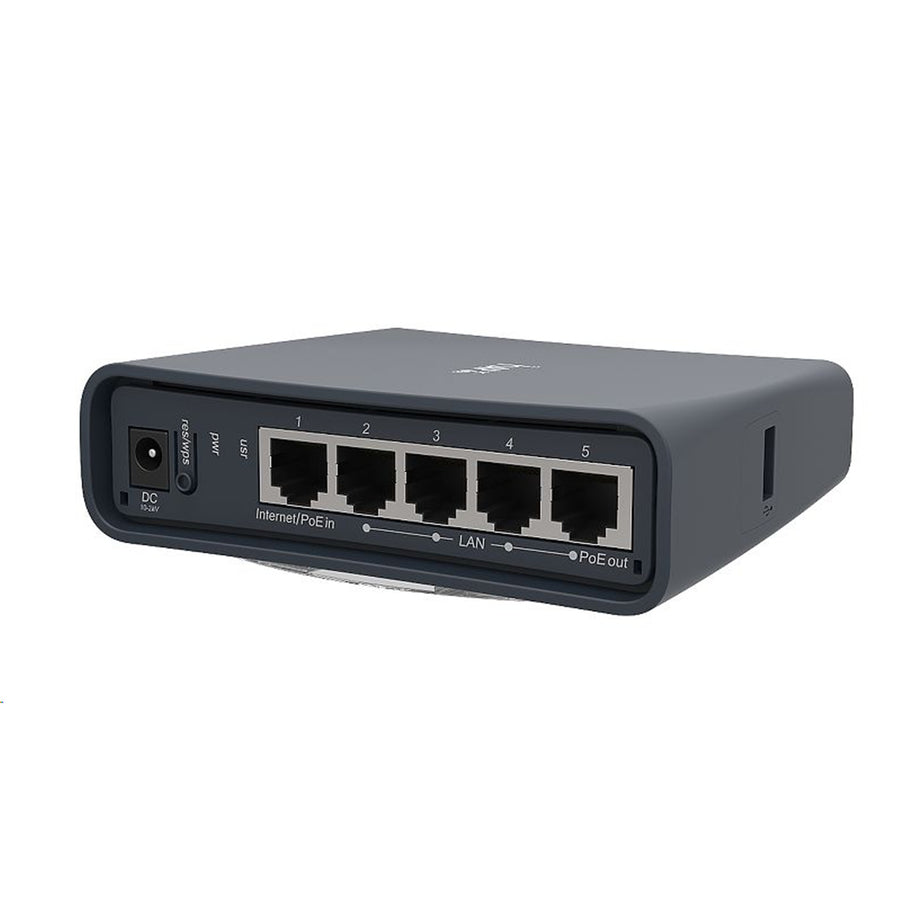 RB952Ui-5ac2nD-TC - MikroTik hAP ac Lite 802.11ac 5 Port Tower Case Router