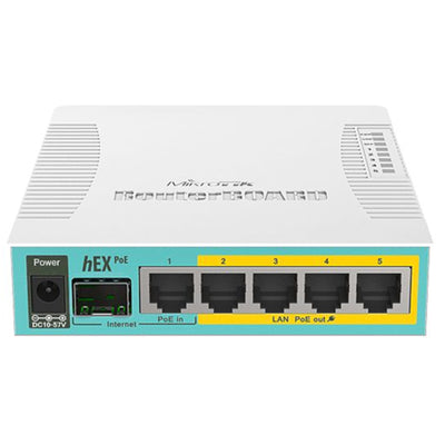 MikroTik RB960PGS - RouterBOARD hEX 5x Gigabit LAN (four with PoE out)
