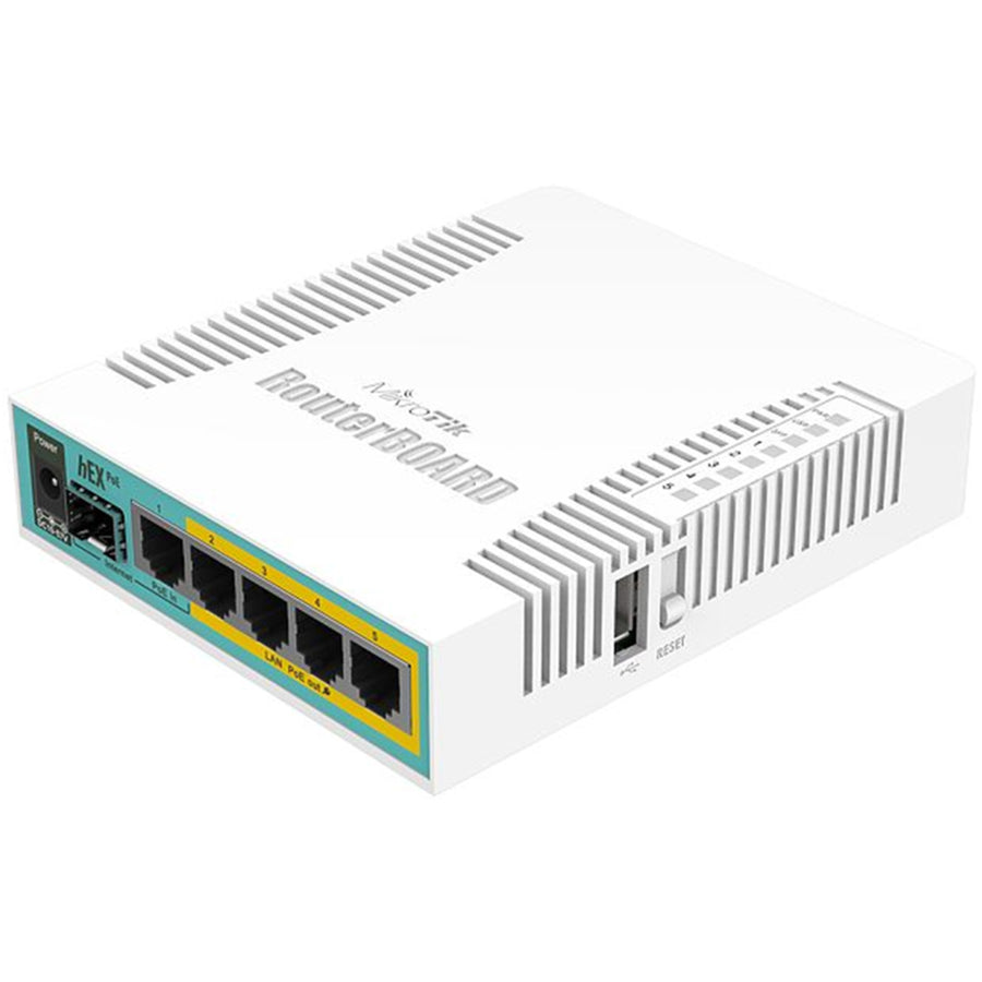 MikroTik RB960PGS - RouterBOARD hEX 5x Gigabit LAN (four with PoE out)