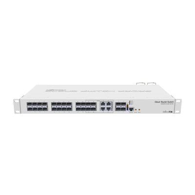 CRS328-4C-20S-4S+RM - MikroTik Cloud Router Fibre Switch 20 Gigabit SFP and 4 SFP+ 10 Gibabit Ports