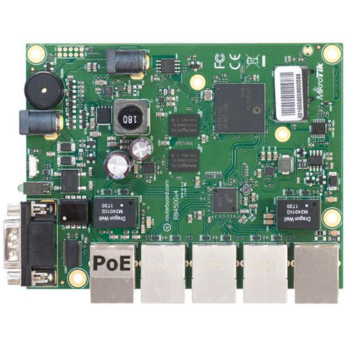 RB450Gx4 - MikroTik RB450Gx4 with 5 Gigabit Ethernet ports