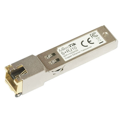S+RJ10 - MikroTik RJ45 SFP+ 10/100/1000M 2.5G/5G/10G Copper Ethernet Module