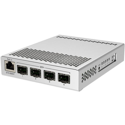 CRS305-1G-4S+IN - MikroTik Cloud Router Switch CRS305-1G-4S+IN with 4 x 10 Gigabit SFP+