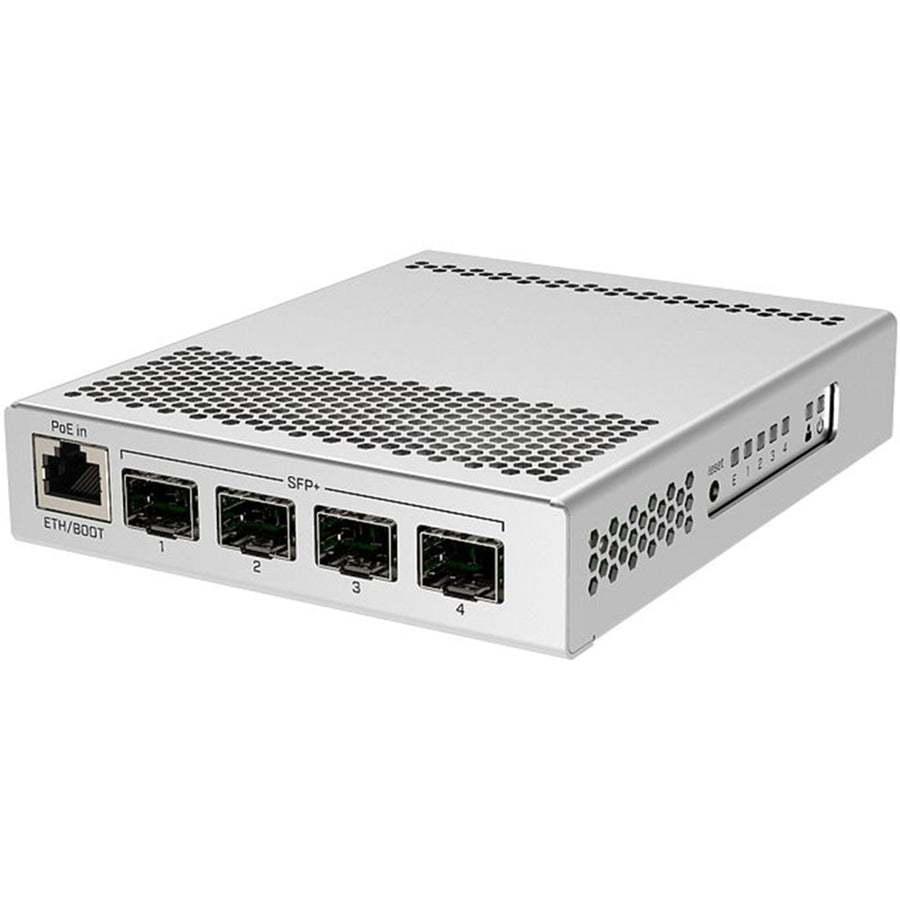 CRS305-1G-4S+IN - MikroTik Cloud Router Switch CRS305-1G-4S+IN with 4 x 10 Gigabit SFP+