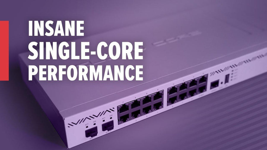 MikroTik 18-Port Cloud Core Router 2x 10G SFP+ and 16x GigE Copper Ports