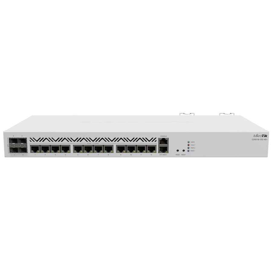 CCR2116-12G-4S+ - MikroTik CCR2116-12G-4S+ Router with 13 x 1Gb Ethernet and 4 x SFP+ Ports