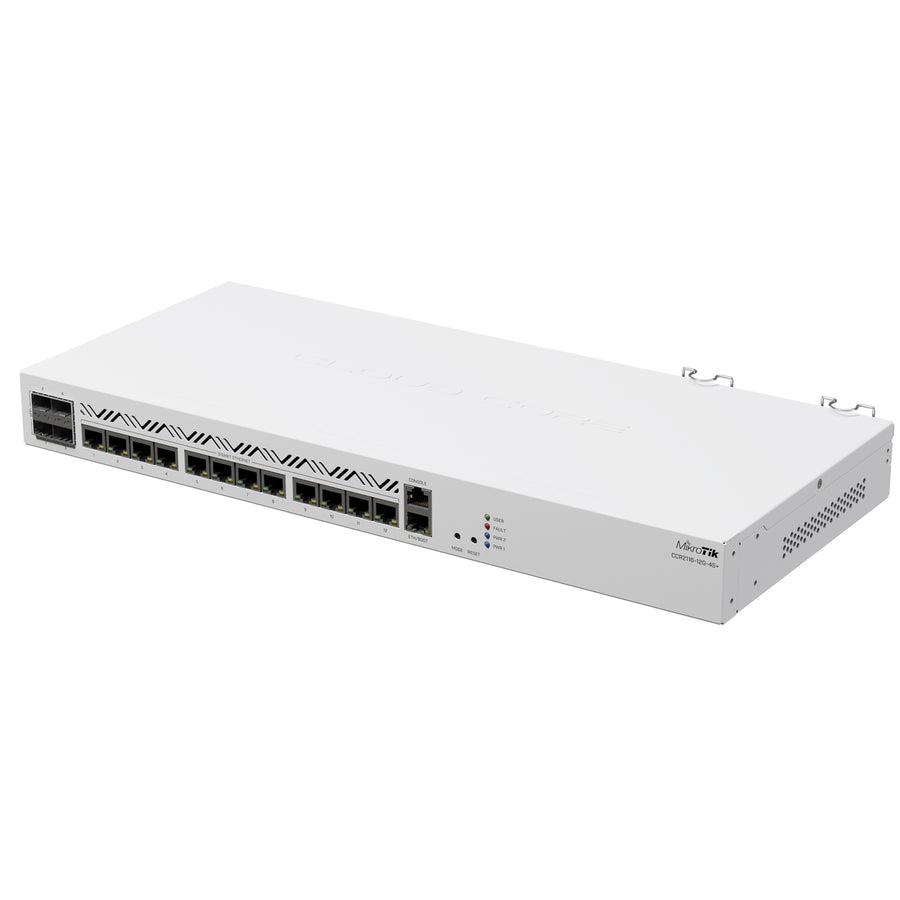 CCR2116-12G-4S+ - MikroTik CCR2116-12G-4S+ Router with 13 x 1Gb Ethernet and 4 x SFP+ Ports
