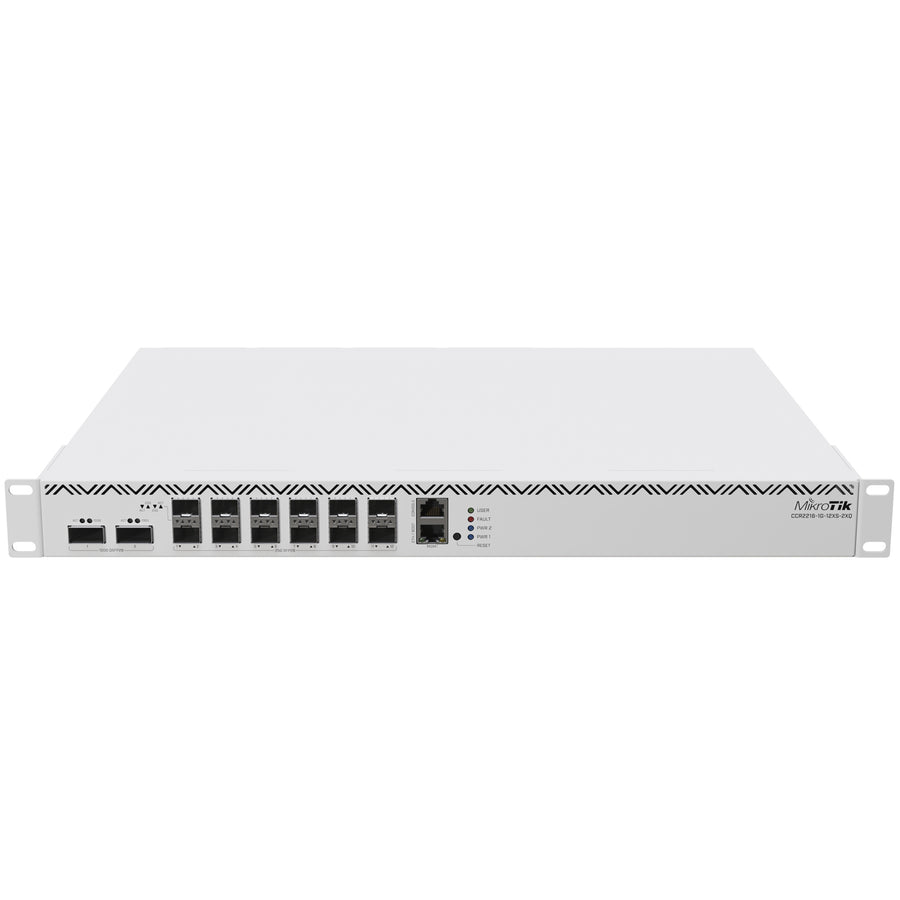 MikroTik CCR2216-1G-12XS-2XQ Router with 12 x 25G SFP28 Ports and 2x 100G QSFP28 Ports