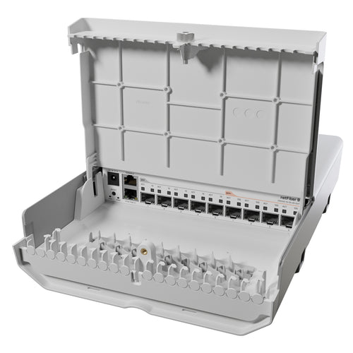 CRS310-1G-5S-4S+OUT - MikroTik netFiber 9 Outdoor Optical Network Switch with SFP+