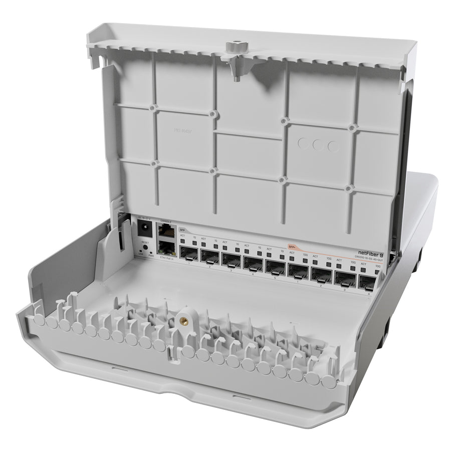 CRS310-1G-5S-4S+OUT - MikroTik netFiber 9 Outdoor Optical Network Switch with SFP+