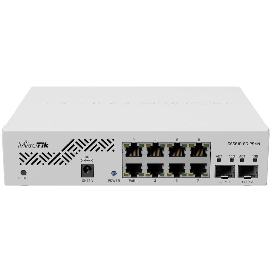 MikroTik CSS610-8G-2S+IN 8 Port Gigabit Cloud Smart Switch with 10G SFP