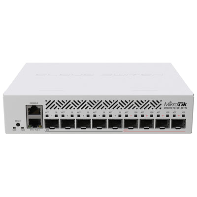 CRS310-1G-5S-4S+IN - MikroTik CRS310-1G-5S-4S+IN Multi-Gigabit SOHO Router Switch with 5 x 1G SFP ports, 4 x 10G SFP+ ports and 1 x Gigabit Ethernet