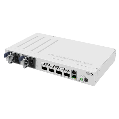 CRS504-4XQ-IN - MikroTik CRS504-4XQ-IN 4 Port 100G QSFP28 Fibre Switch