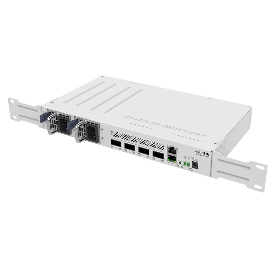 CRS504-4XQ-IN - MikroTik CRS504-4XQ-IN 4 Port 100G QSFP28 Fibre Switch