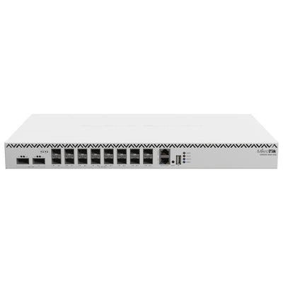 MikroTik CRS518-16XS-2XQ-RM Cloud Router Switch 518-16XS-2XQ-RM with 16x SFP28 and 2x QSFP28 100 Gigabit Ports