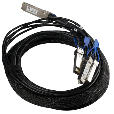 XQ+BC0003-XS+ - MikroTik XQ+BC0003-XS+, QSFP28 to 4x SFP28 break-out cable