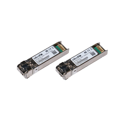 XS+2733LC15D - MikroTik XS+2733LC15D Pair of bidirectional SFP/SFP+/SFP28 25G 15km 1270nm + 1330nm Fibre Modules
