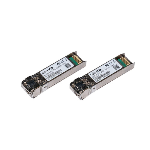XS+2733LC15D - MikroTik XS+2733LC15D Pair of bidirectional SFP/SFP+/SFP28 25G 15km 1270nm + 1330nm Fibre Modules