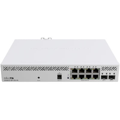 CSS610-8P-2S+IN - MikroTik Cloud Smart Switch 610-8P-2S+IN 8 Port Gigabit PoE Switch with 10G SFP+
